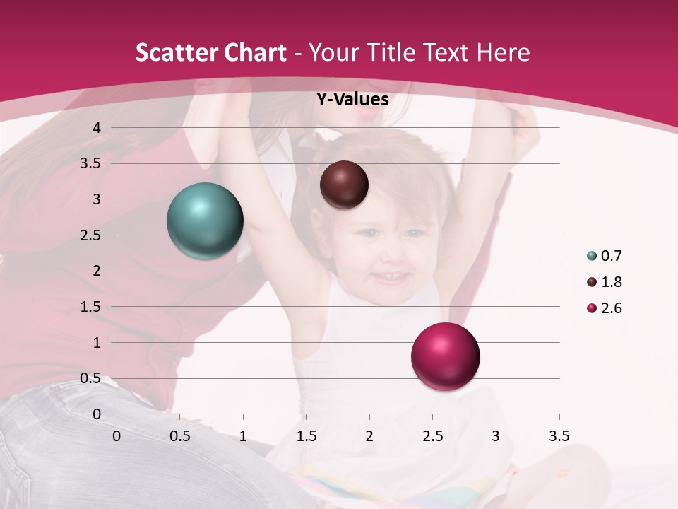 Female Indoors Smiling PowerPoint Template