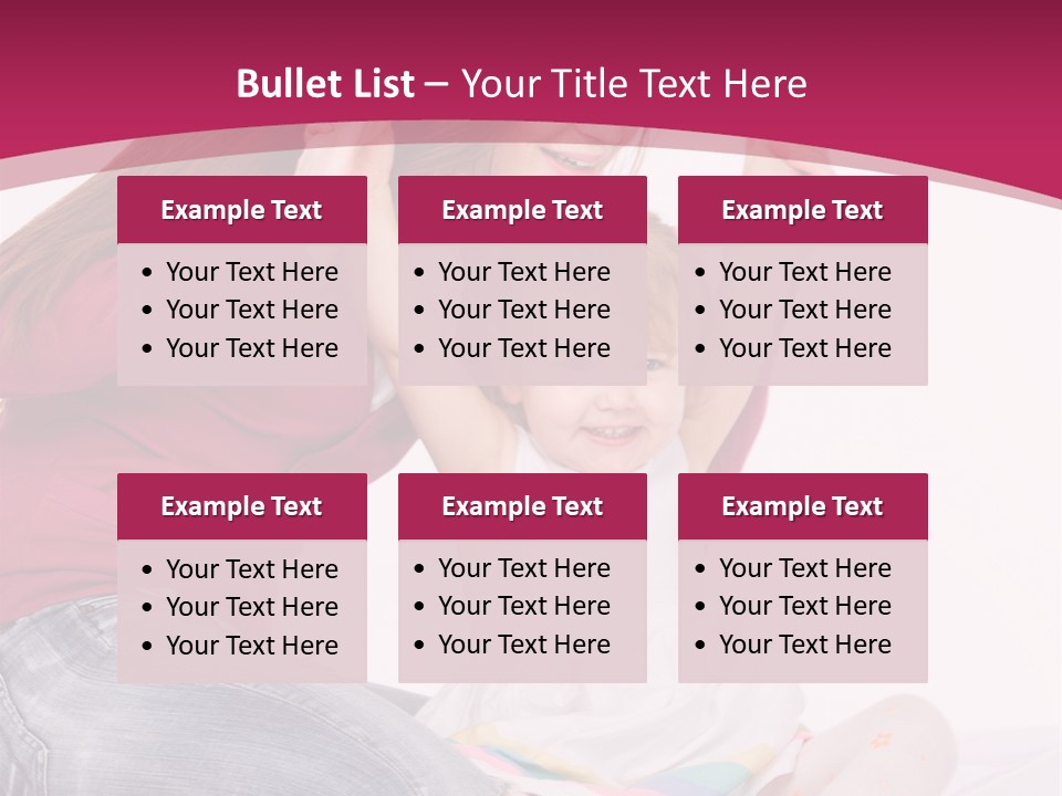 Female Indoors Smiling PowerPoint Template