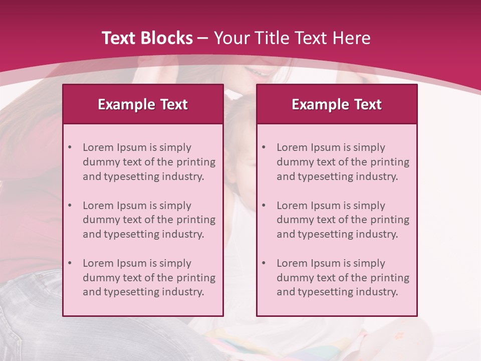 Female Indoors Smiling PowerPoint Template