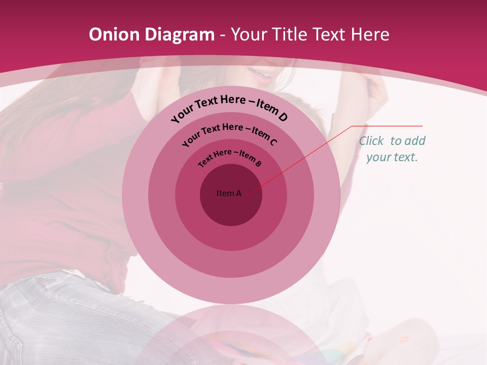 Female Indoors Smiling PowerPoint Template