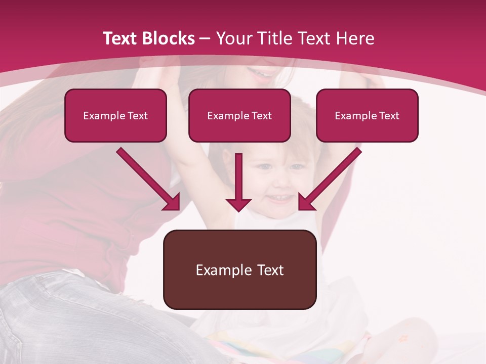 Female Indoors Smiling PowerPoint Template