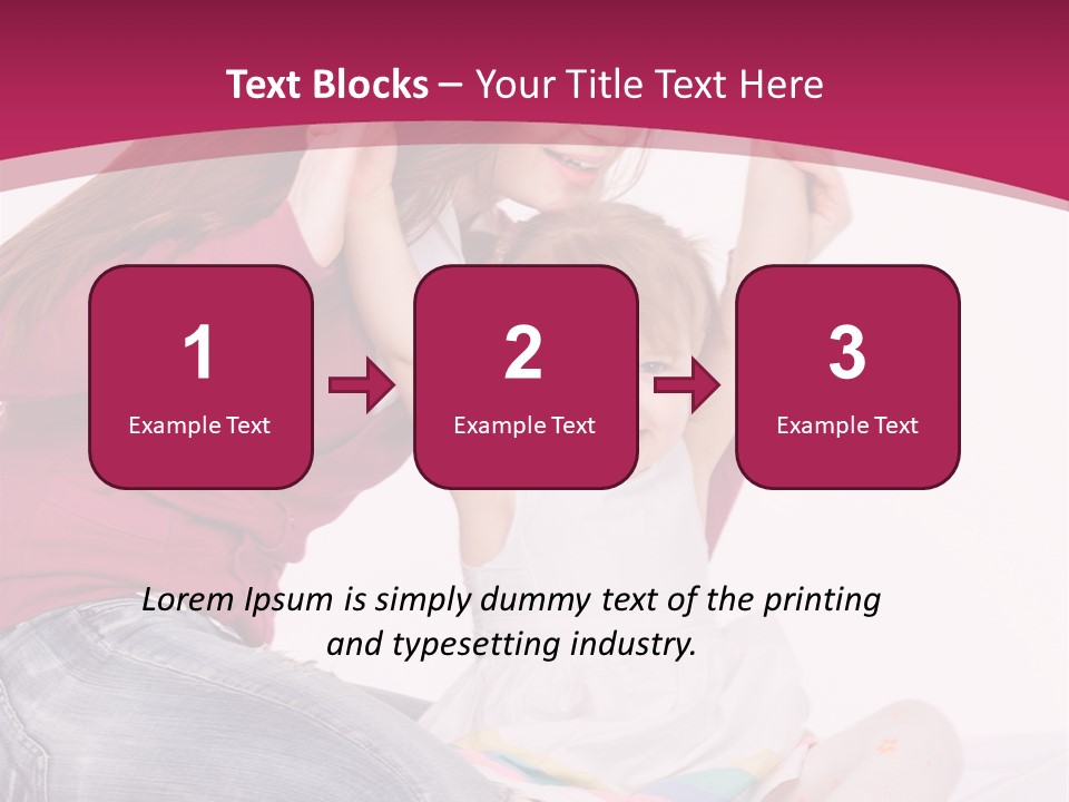 Female Indoors Smiling PowerPoint Template