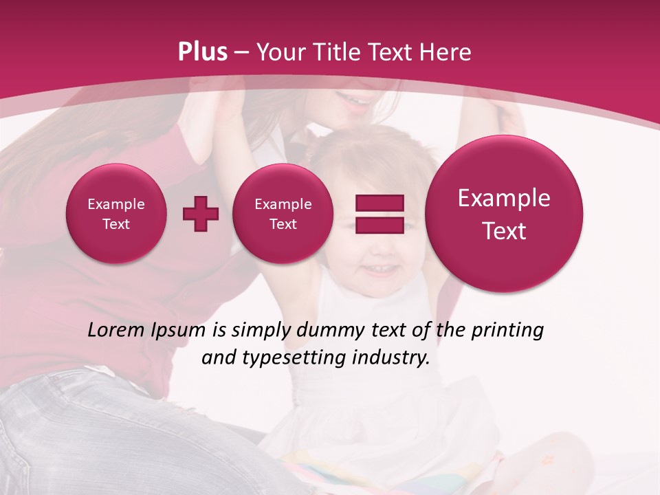 Female Indoors Smiling PowerPoint Template