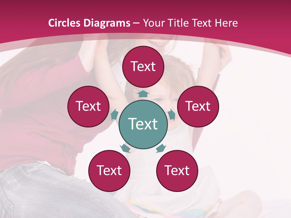 Female Indoors Smiling PowerPoint Template