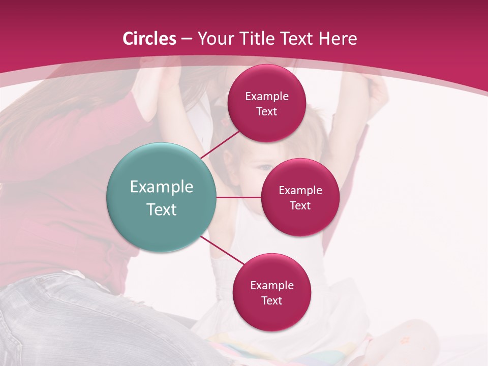 Female Indoors Smiling PowerPoint Template