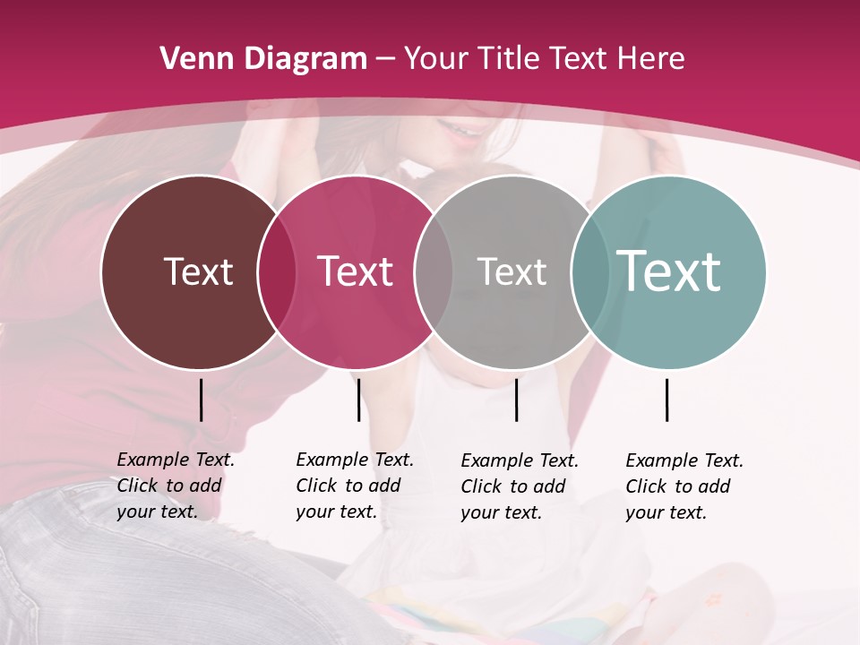 Female Indoors Smiling PowerPoint Template