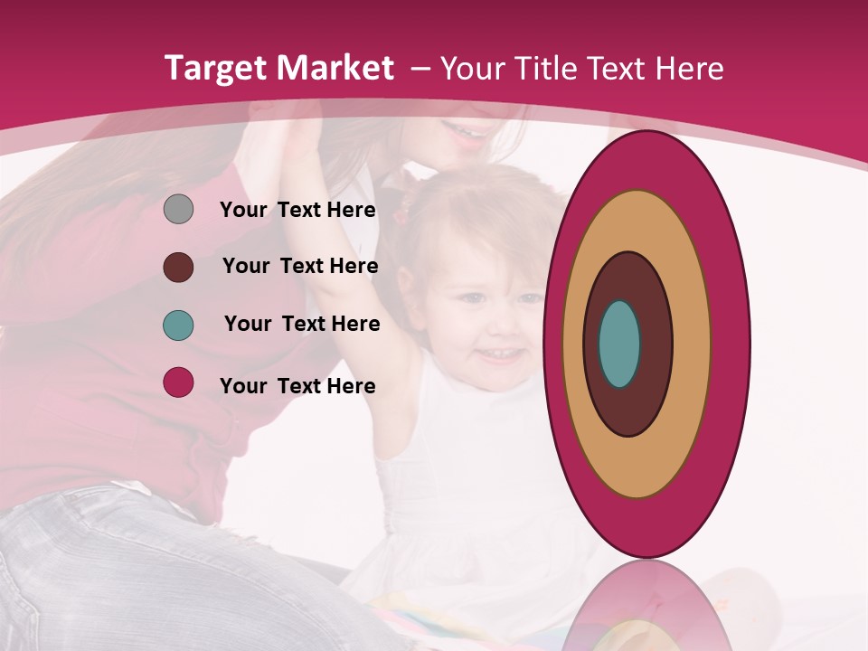 Female Indoors Smiling PowerPoint Template