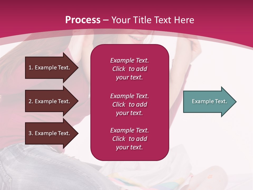 Female Indoors Smiling PowerPoint Template