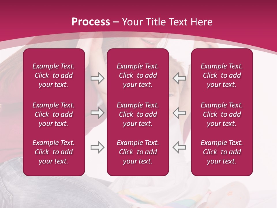 Female Indoors Smiling PowerPoint Template