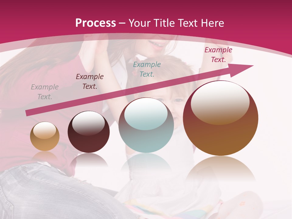 Female Indoors Smiling PowerPoint Template