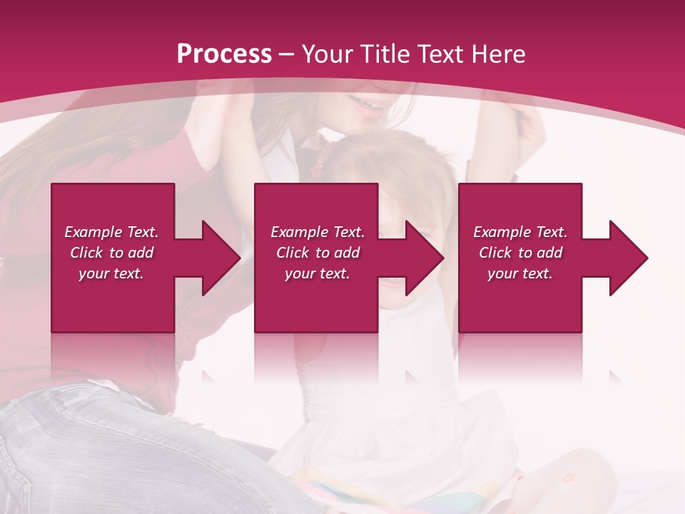 Female Indoors Smiling PowerPoint Template
