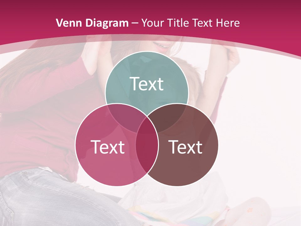 Female Indoors Smiling PowerPoint Template