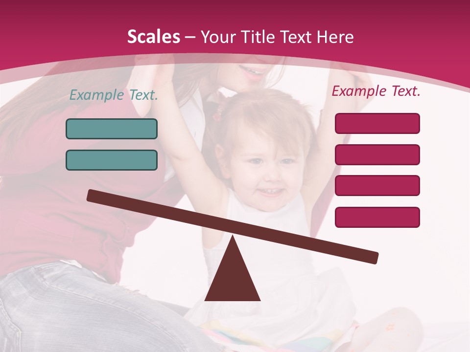 Female Indoors Smiling PowerPoint Template