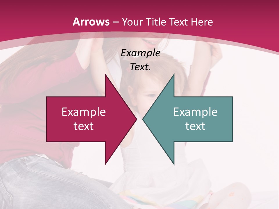 Female Indoors Smiling PowerPoint Template