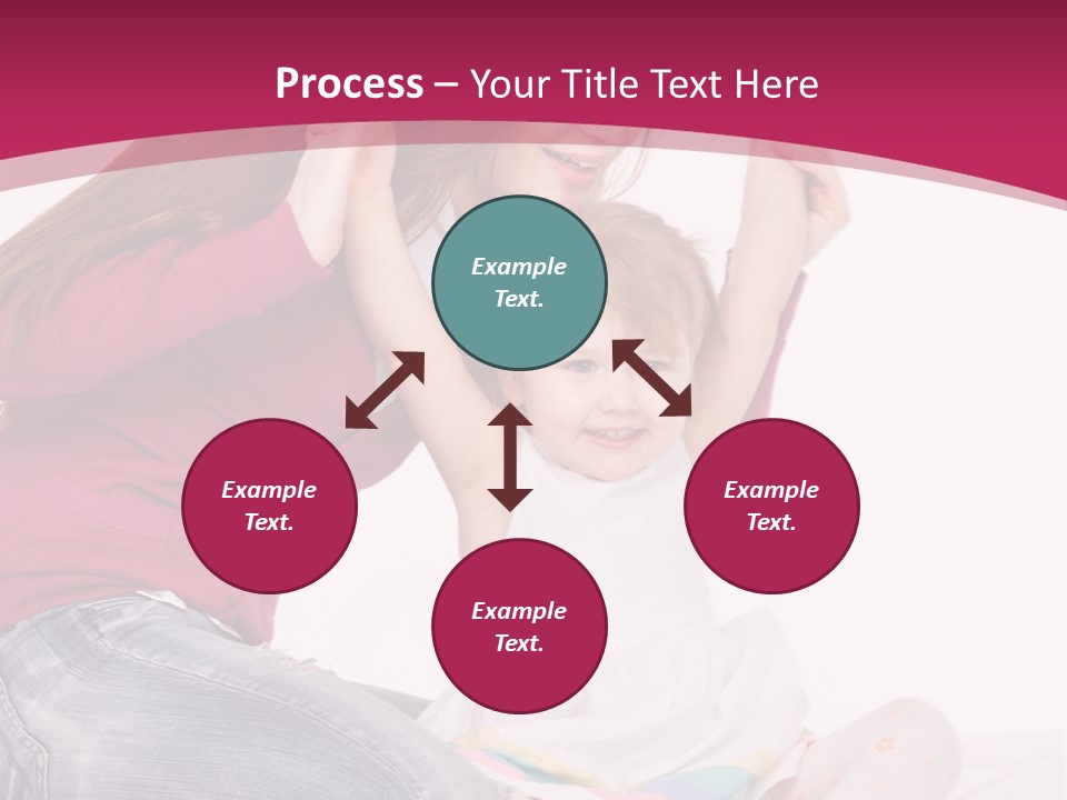 Female Indoors Smiling PowerPoint Template