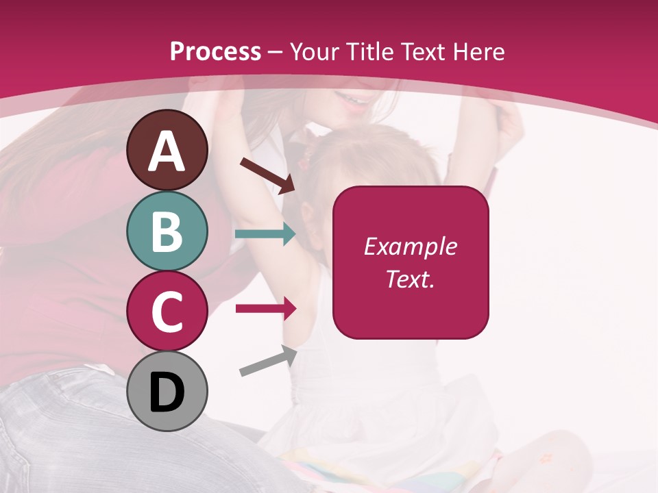 Female Indoors Smiling PowerPoint Template