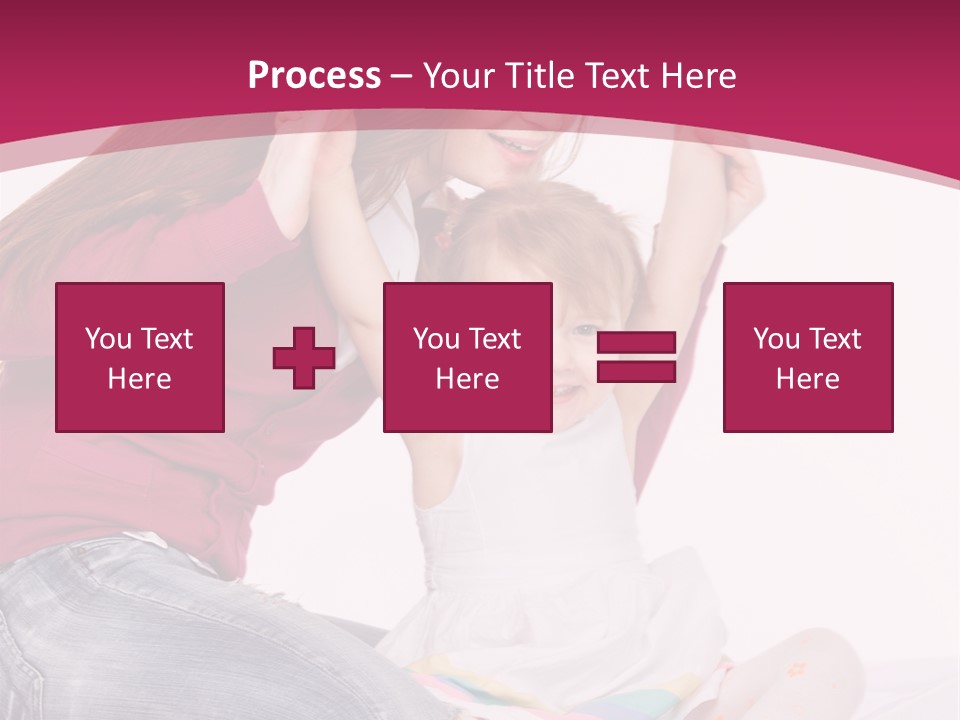 Female Indoors Smiling PowerPoint Template