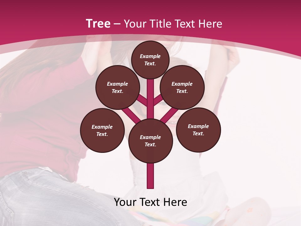 Female Indoors Smiling PowerPoint Template