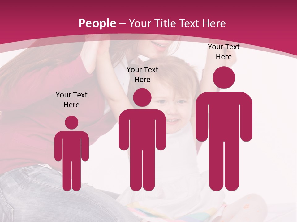 Female Indoors Smiling PowerPoint Template