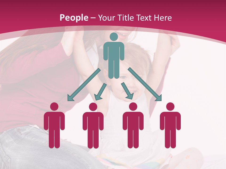 Female Indoors Smiling PowerPoint Template