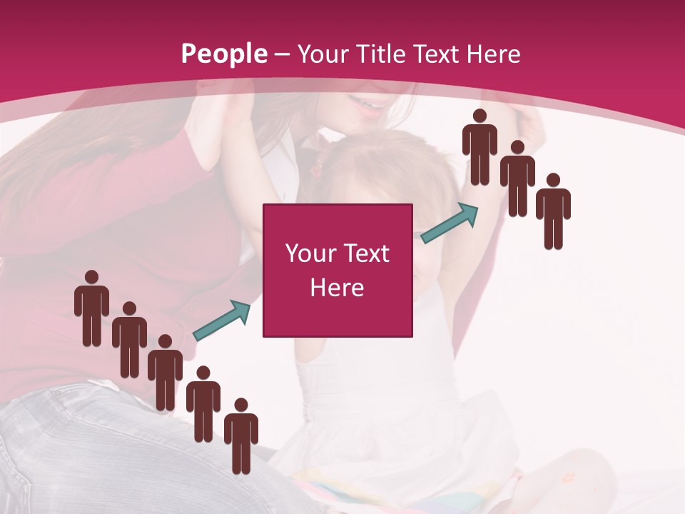 Female Indoors Smiling PowerPoint Template