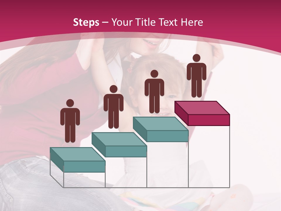 Female Indoors Smiling PowerPoint Template