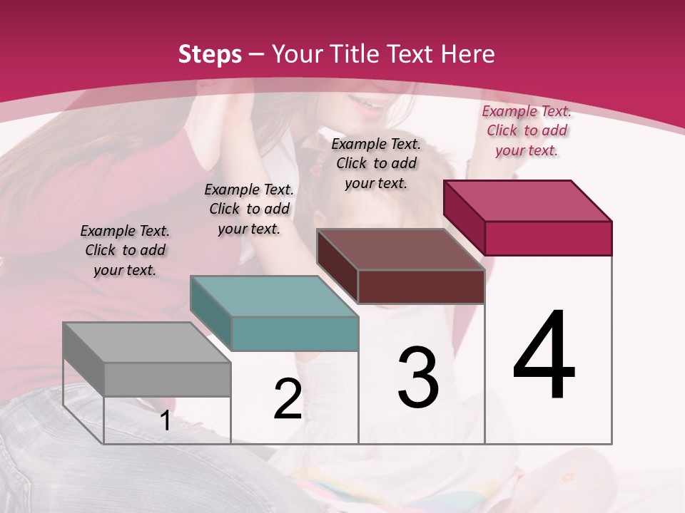 Female Indoors Smiling PowerPoint Template