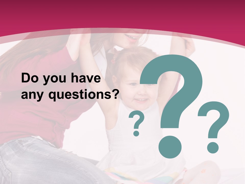 Female Indoors Smiling PowerPoint Template