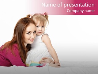 Playing Love Family PowerPoint Template