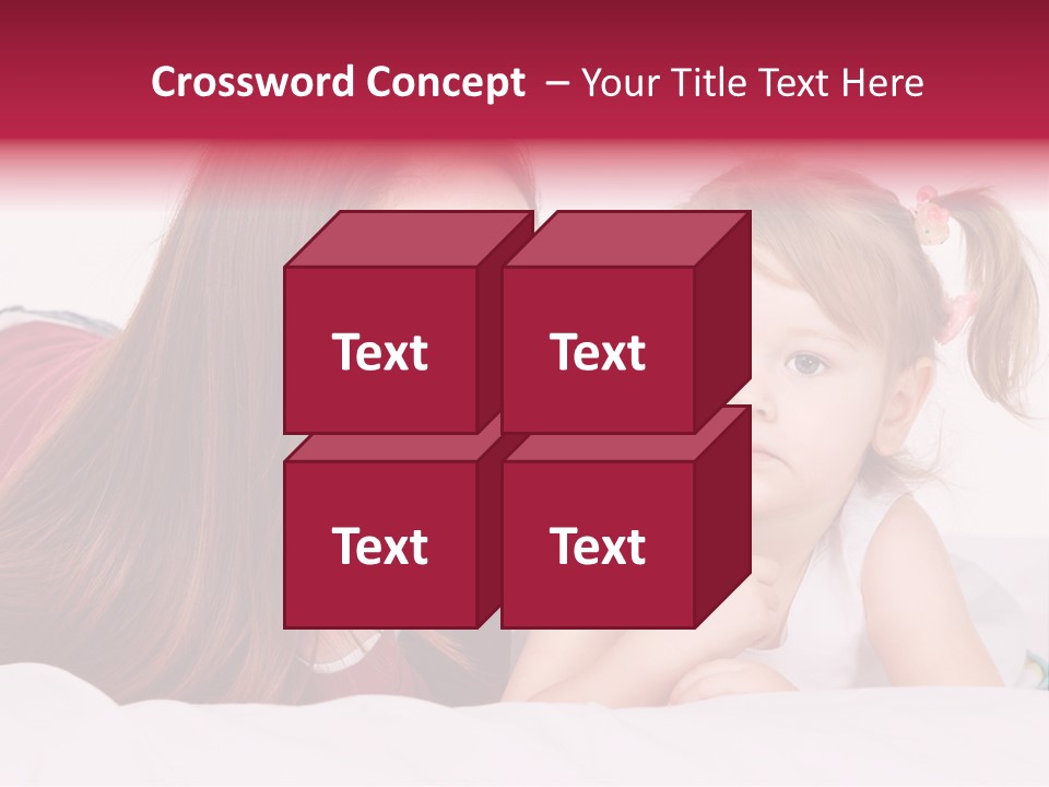 Love Bed Mum PowerPoint Template