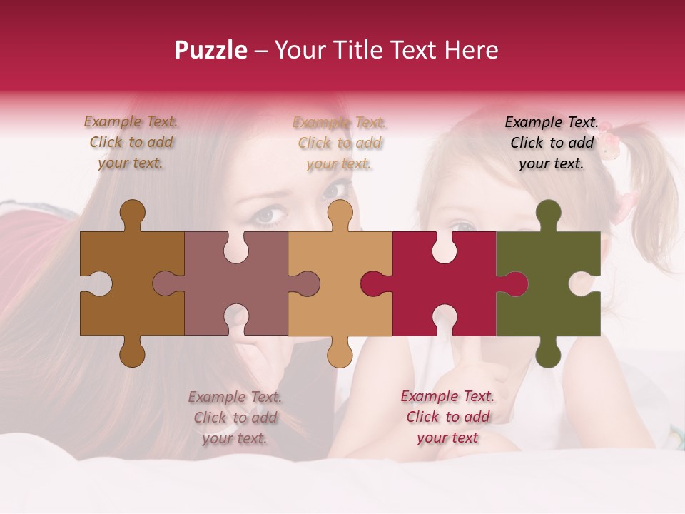 Love Bed Mum PowerPoint Template