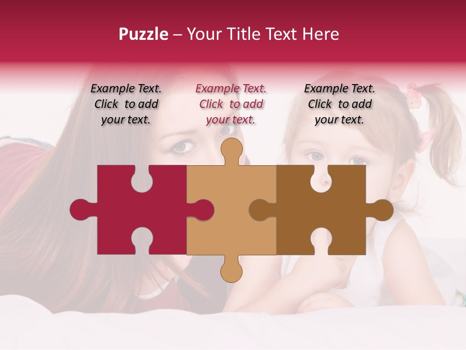 Love Bed Mum PowerPoint Template