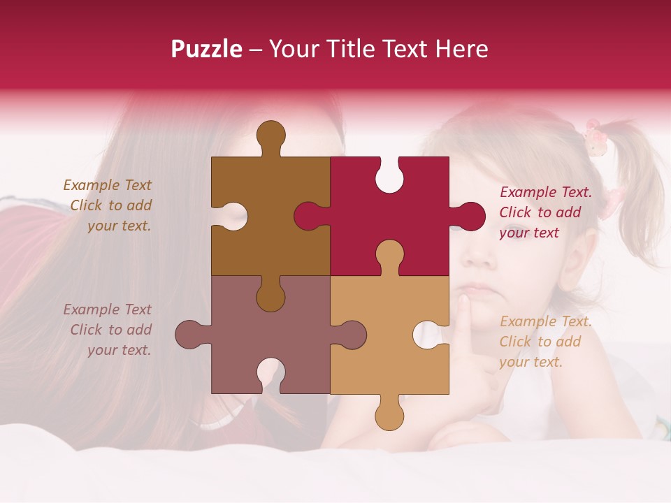 Love Bed Mum PowerPoint Template