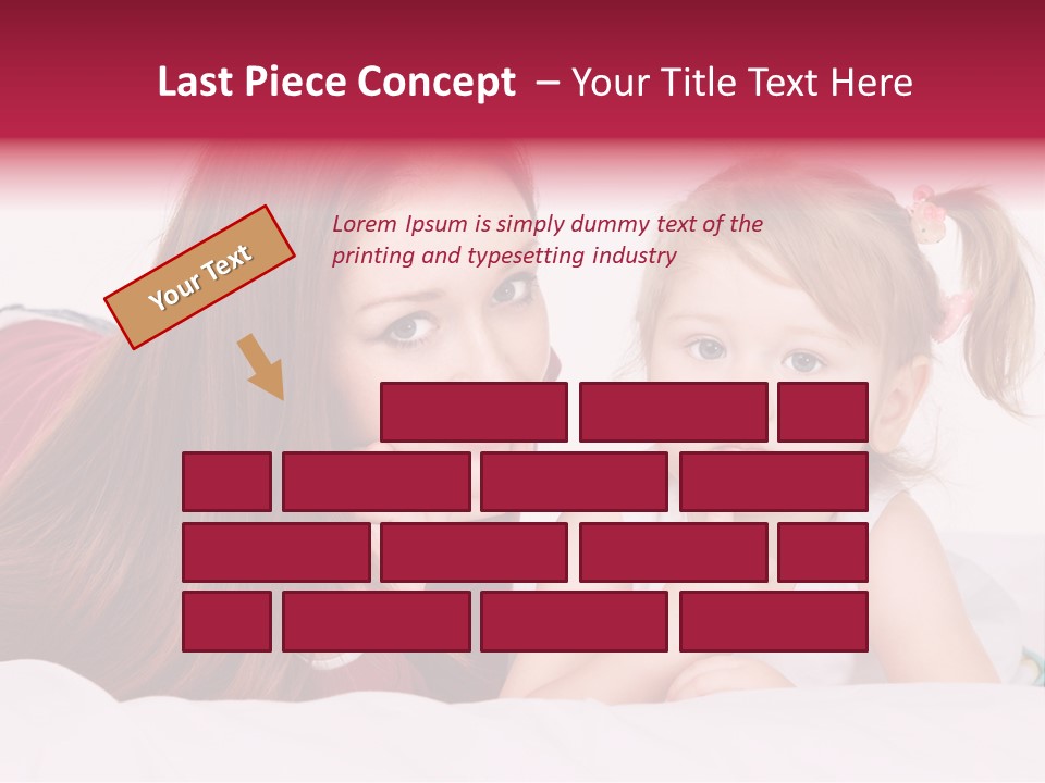 Love Bed Mum PowerPoint Template