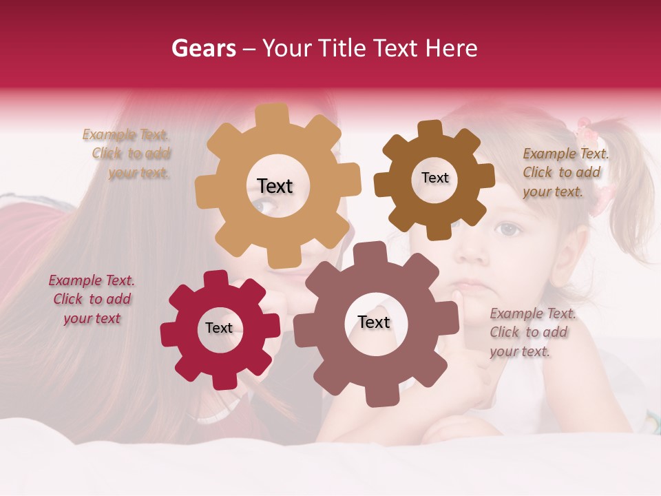 Love Bed Mum PowerPoint Template