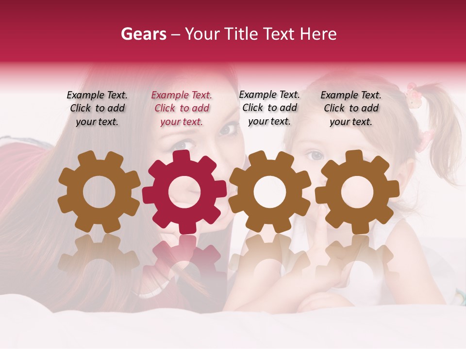 Love Bed Mum PowerPoint Template