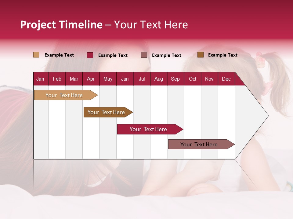 Love Bed Mum PowerPoint Template