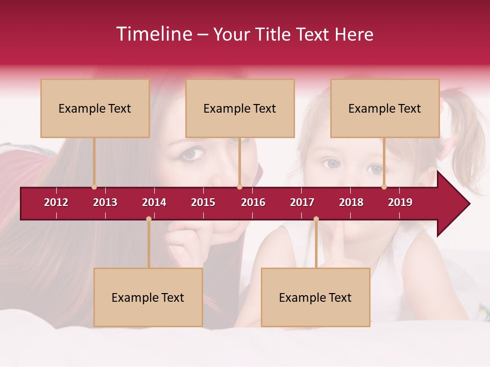 Love Bed Mum PowerPoint Template