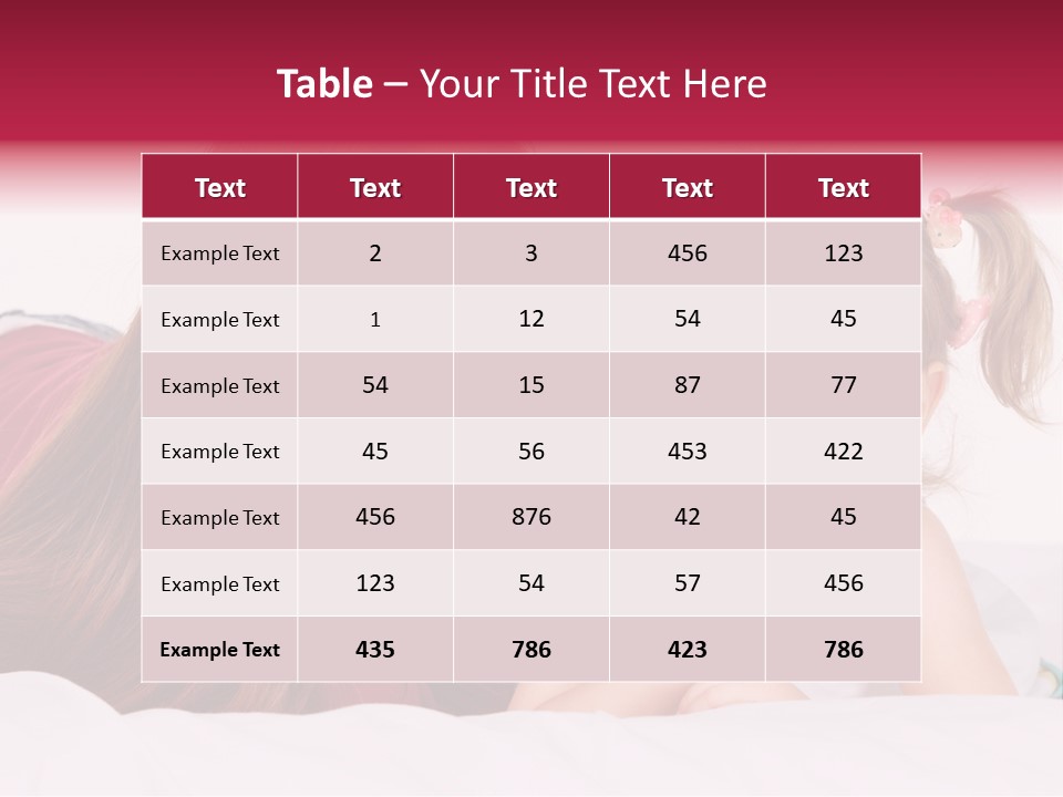 Love Bed Mum PowerPoint Template