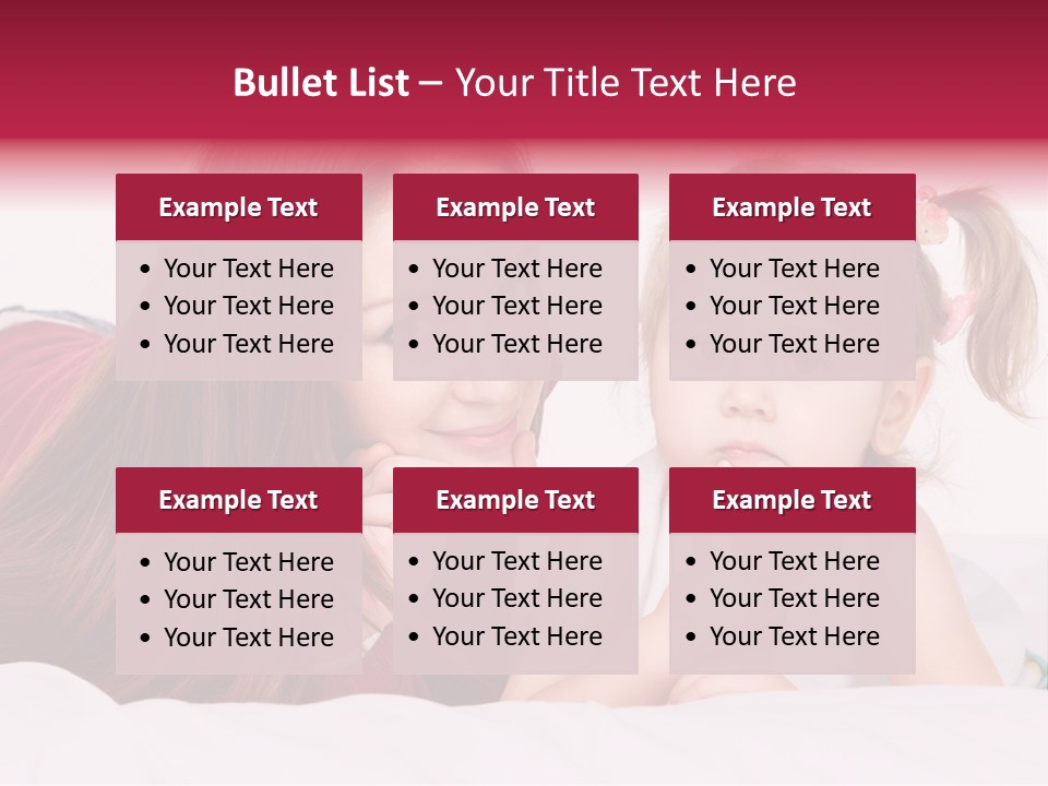 Love Bed Mum PowerPoint Template