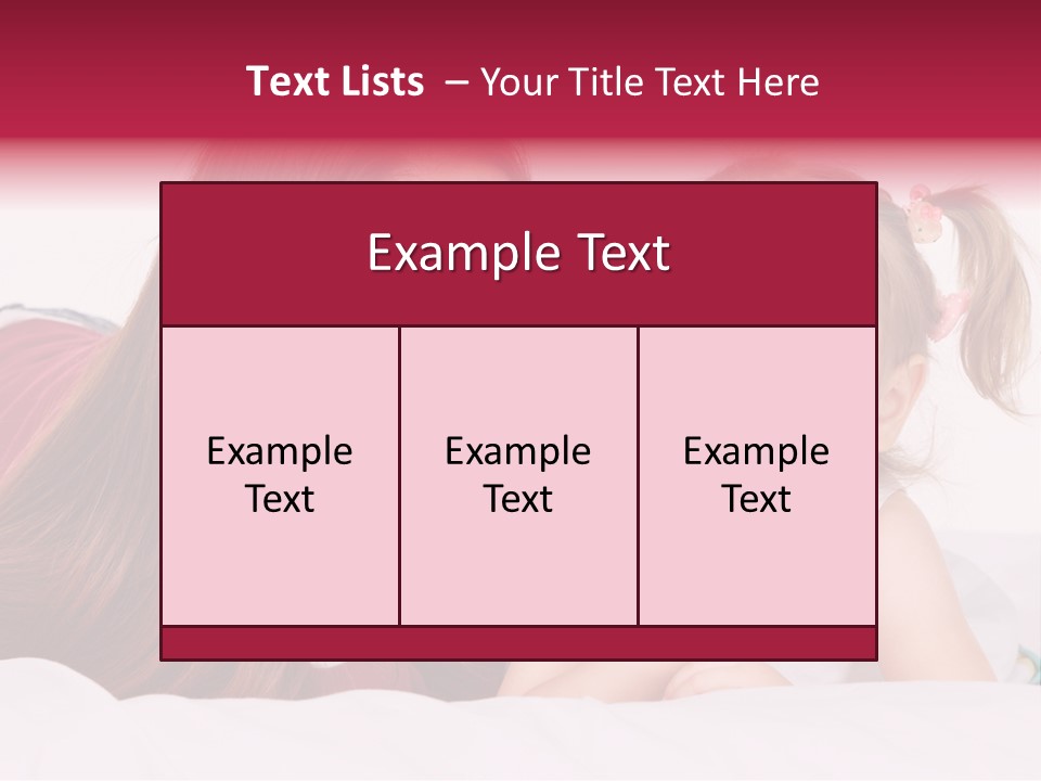 Love Bed Mum PowerPoint Template