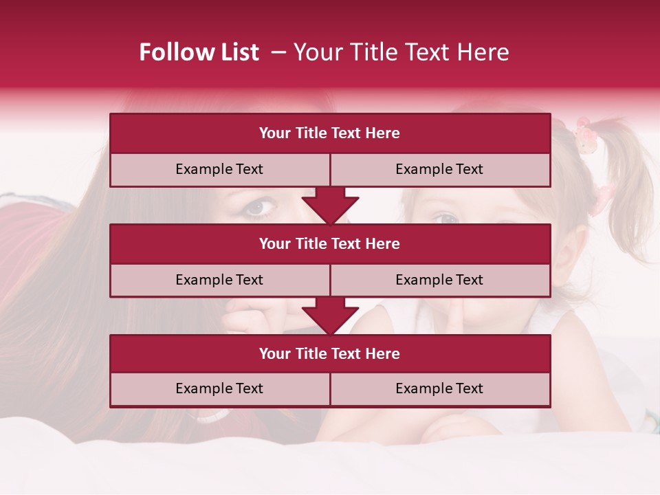 Love Bed Mum PowerPoint Template