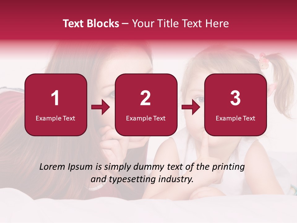 Love Bed Mum PowerPoint Template