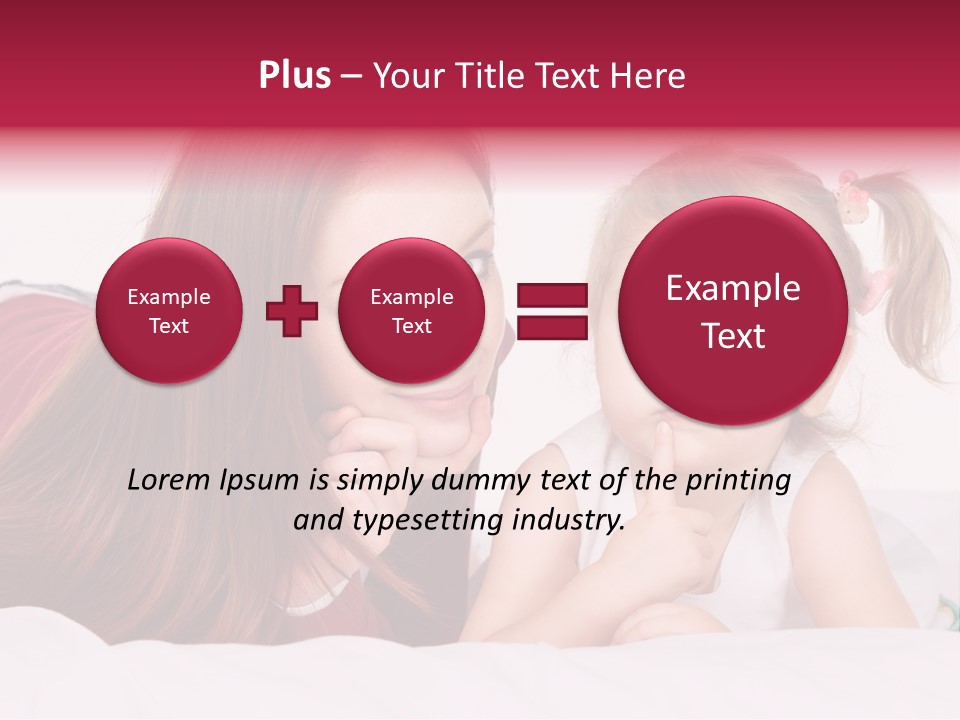 Love Bed Mum PowerPoint Template