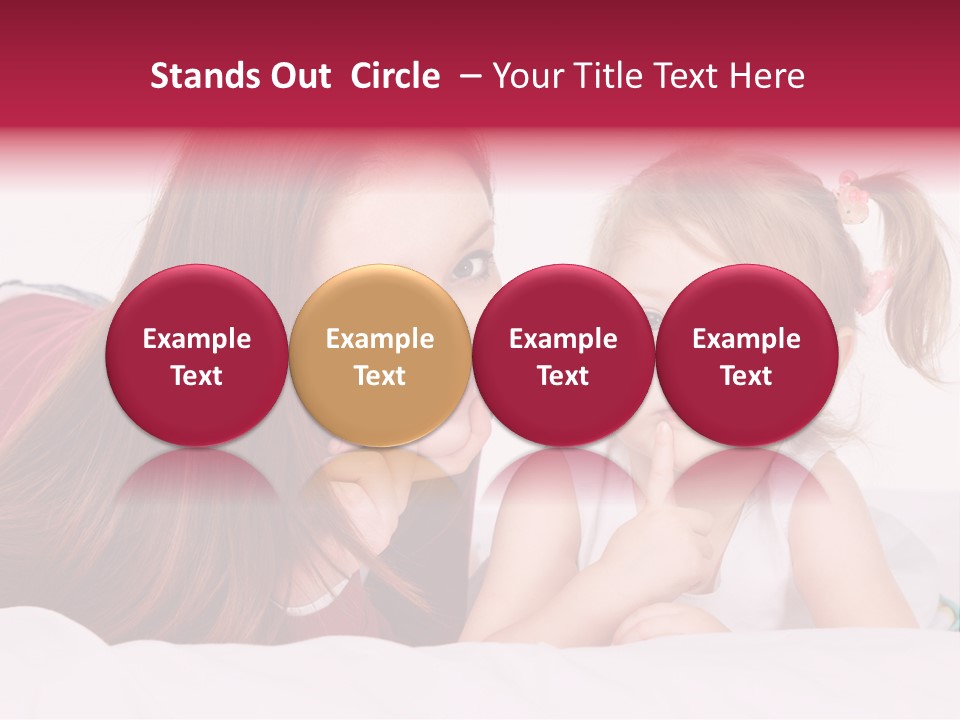 Love Bed Mum PowerPoint Template