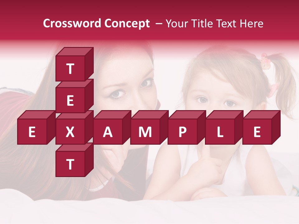 Love Bed Mum PowerPoint Template