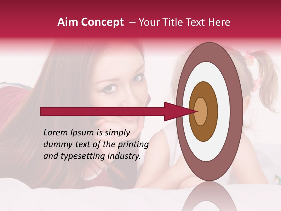 Love Bed Mum PowerPoint Template