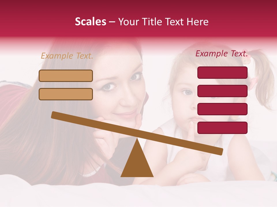 Love Bed Mum PowerPoint Template