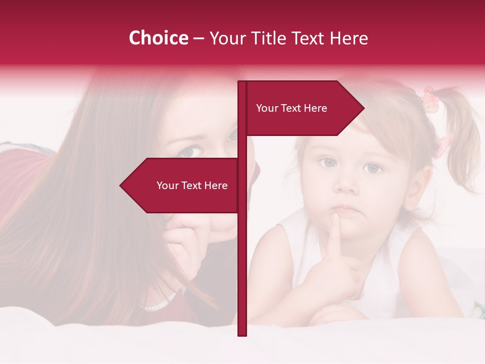 Love Bed Mum PowerPoint Template