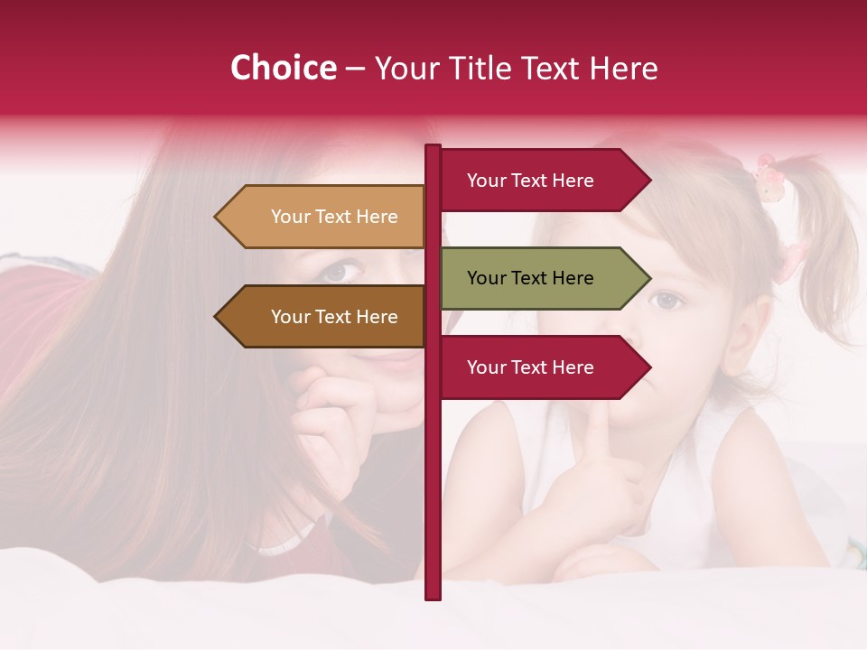 Love Bed Mum PowerPoint Template